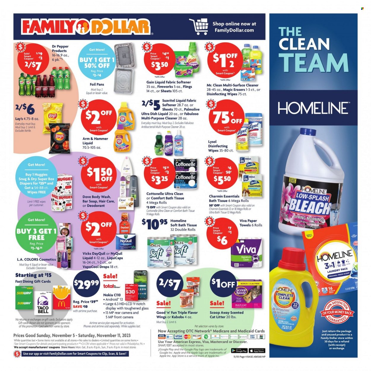 Family Dollar ad - 11/05/2023 - 11/11/2023. Page 5