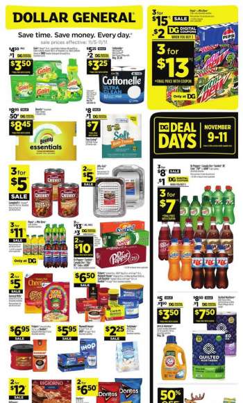 Dollar General Flyer - 11/05/2023 - 11/11/2023.