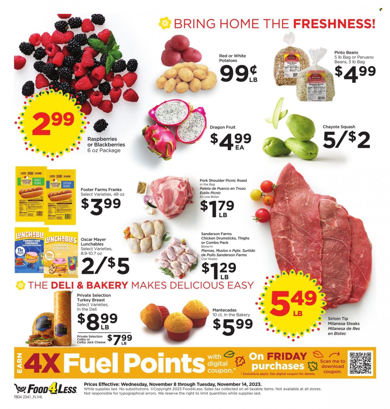 Food 4 Less ad - 11/08/2023 - 11/14/2023. Page 4