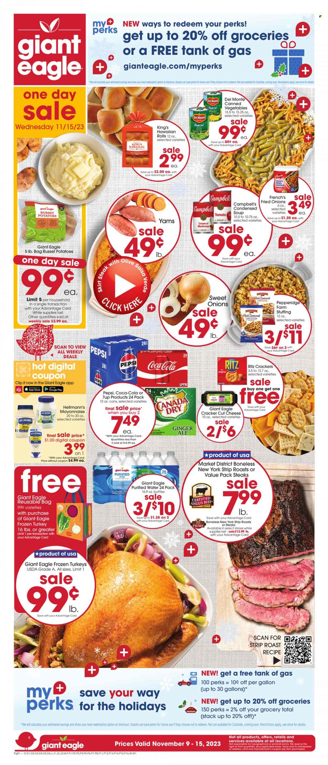 Giant Eagle ad - 11/09/2023 - 11/15/2023. Page 1