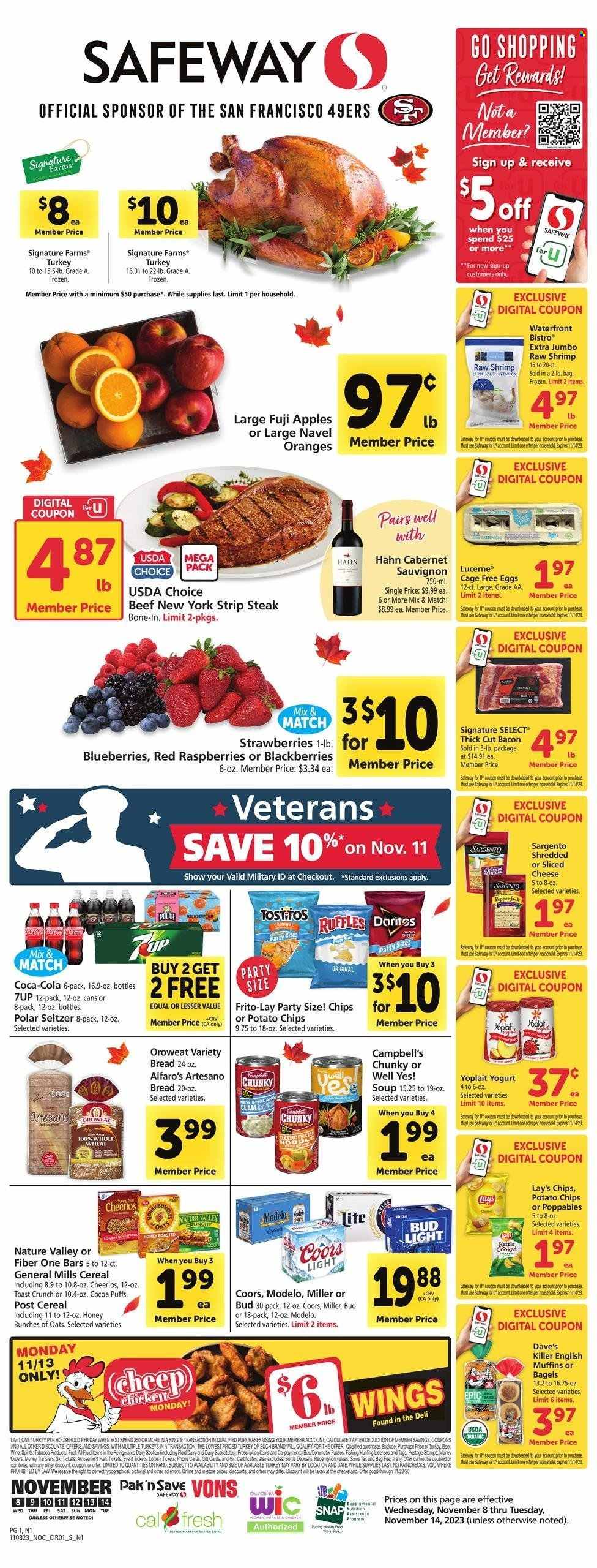Safeway ad - 11/08/2023 - 11/14/2023. Page 1