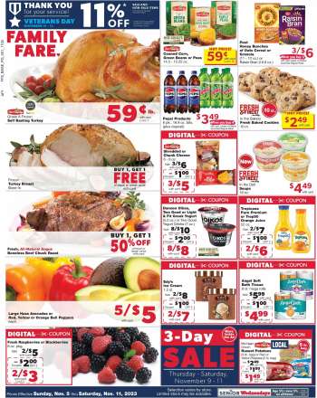 Family Fare Flyer - 11/05/2023 - 11/11/2023.