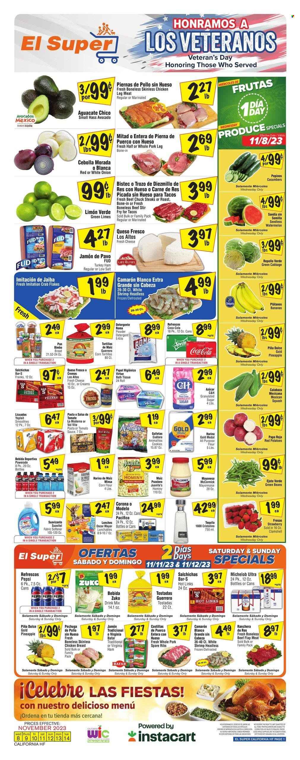 El Super ad - 11/08/2023 - 11/14/2023. Page 1