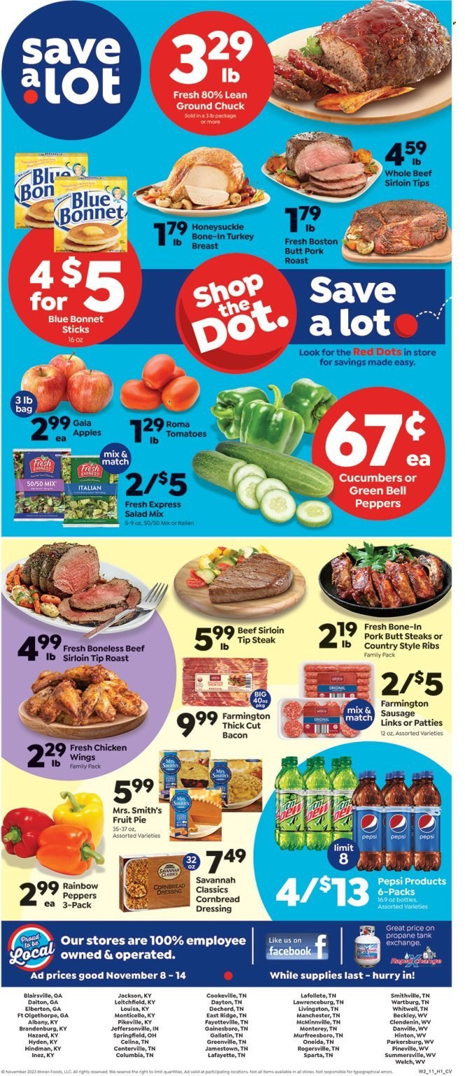 Save a Lot ad - 11/08/2023 - 11/14/2023. Page 1