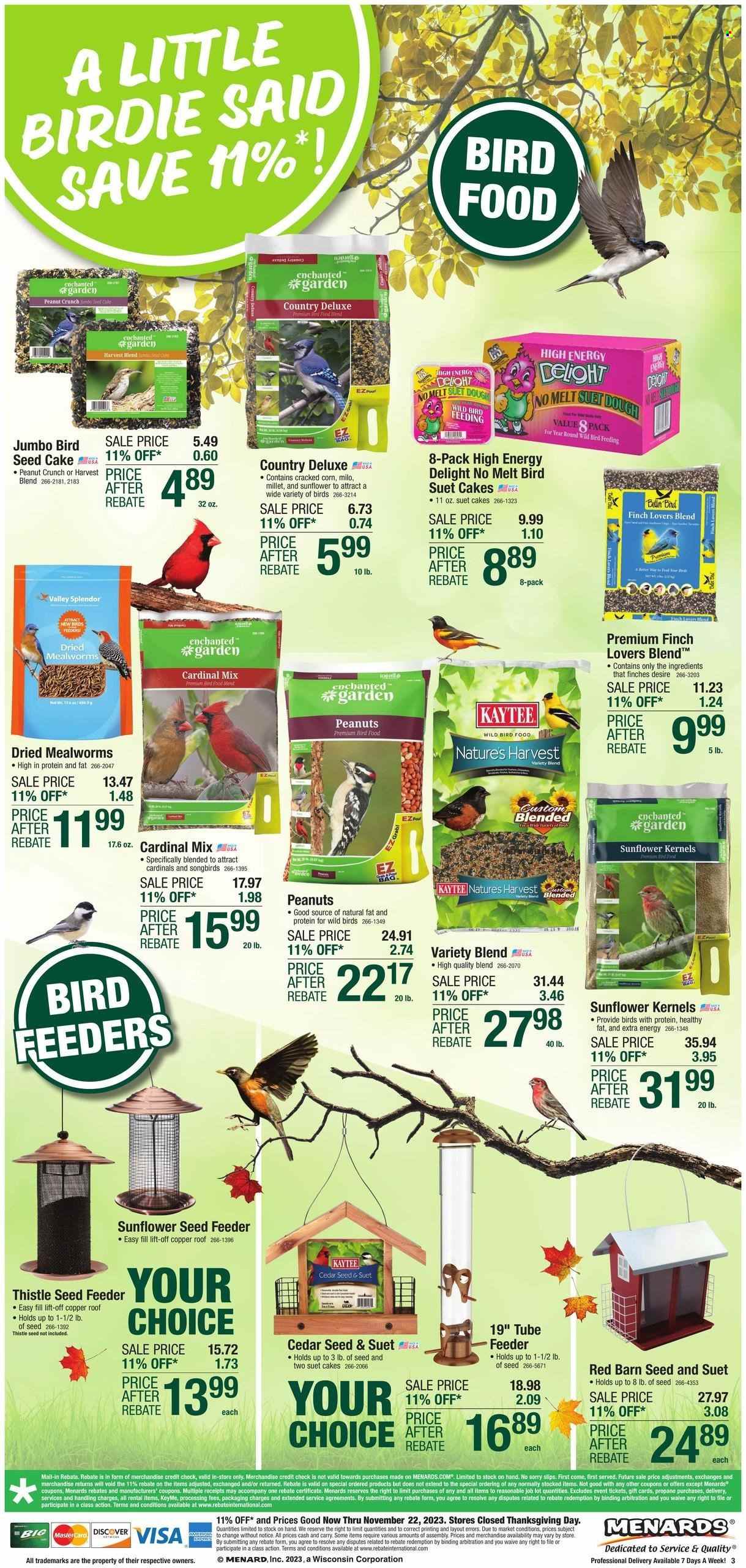 Menards ad - 11/09/2023 - 11/23/2023. Page 3