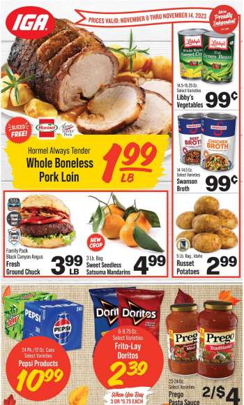 IGA Flyer - 11/08/2023 - 11/14/2023.