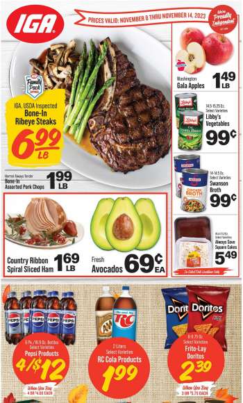 IGA Flyer - 11/08/2023 - 11/14/2023.
