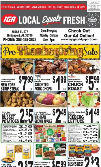 IGA Flyer - 11/08/2023 - 11/14/2023.
