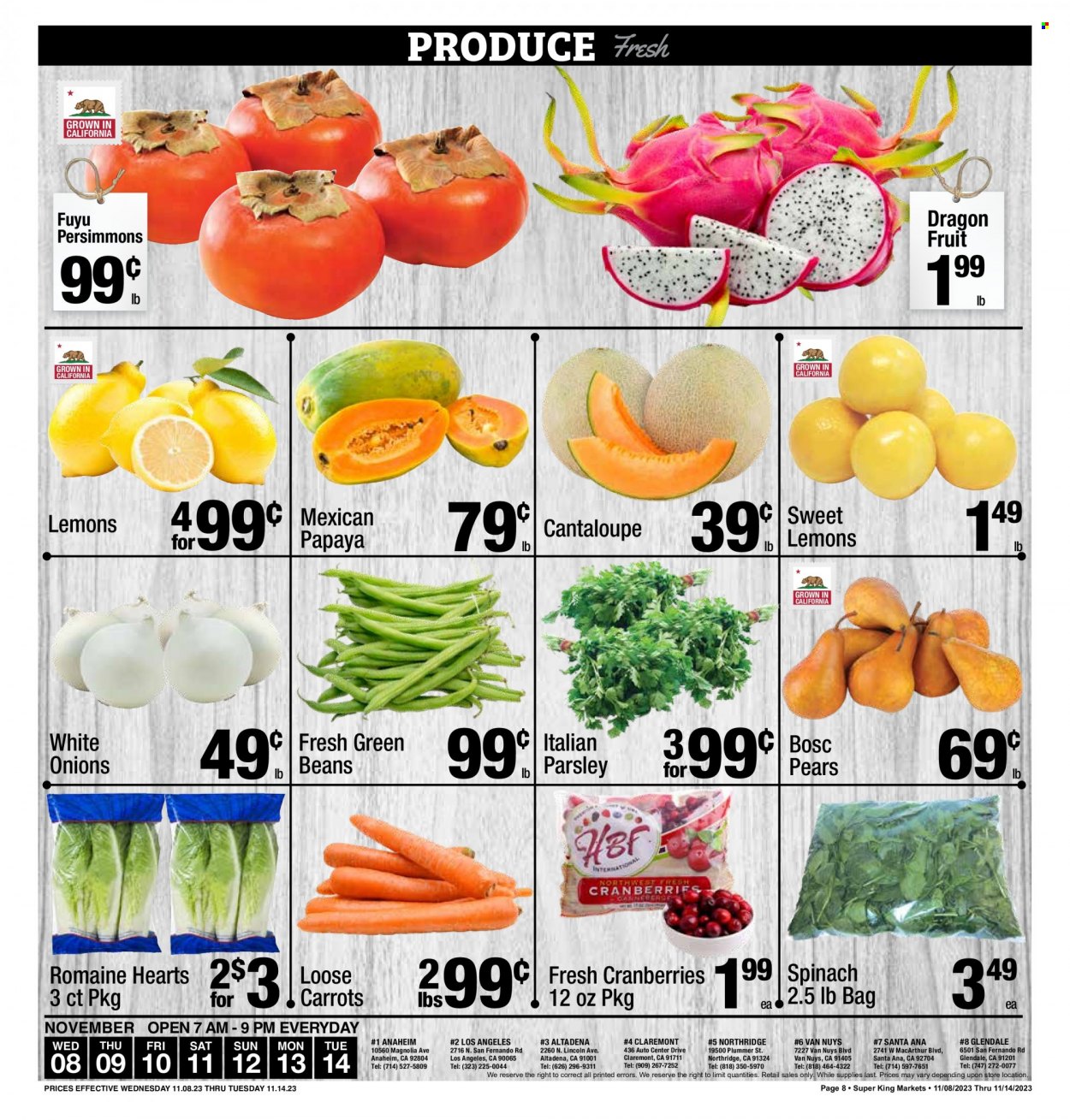 Super King Markets ad - 11/08/2023 - 11/14/2023. Page 8