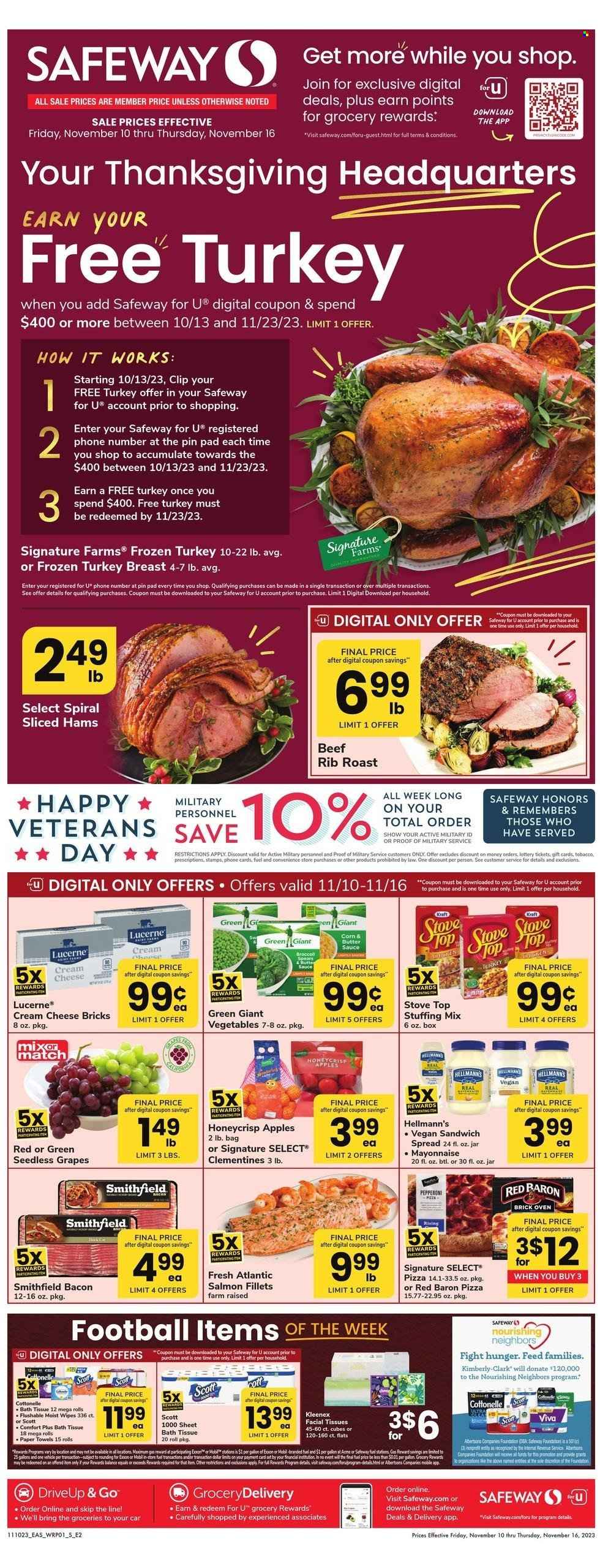 Safeway ad - 11/10/2023 - 11/16/2023. Page 1