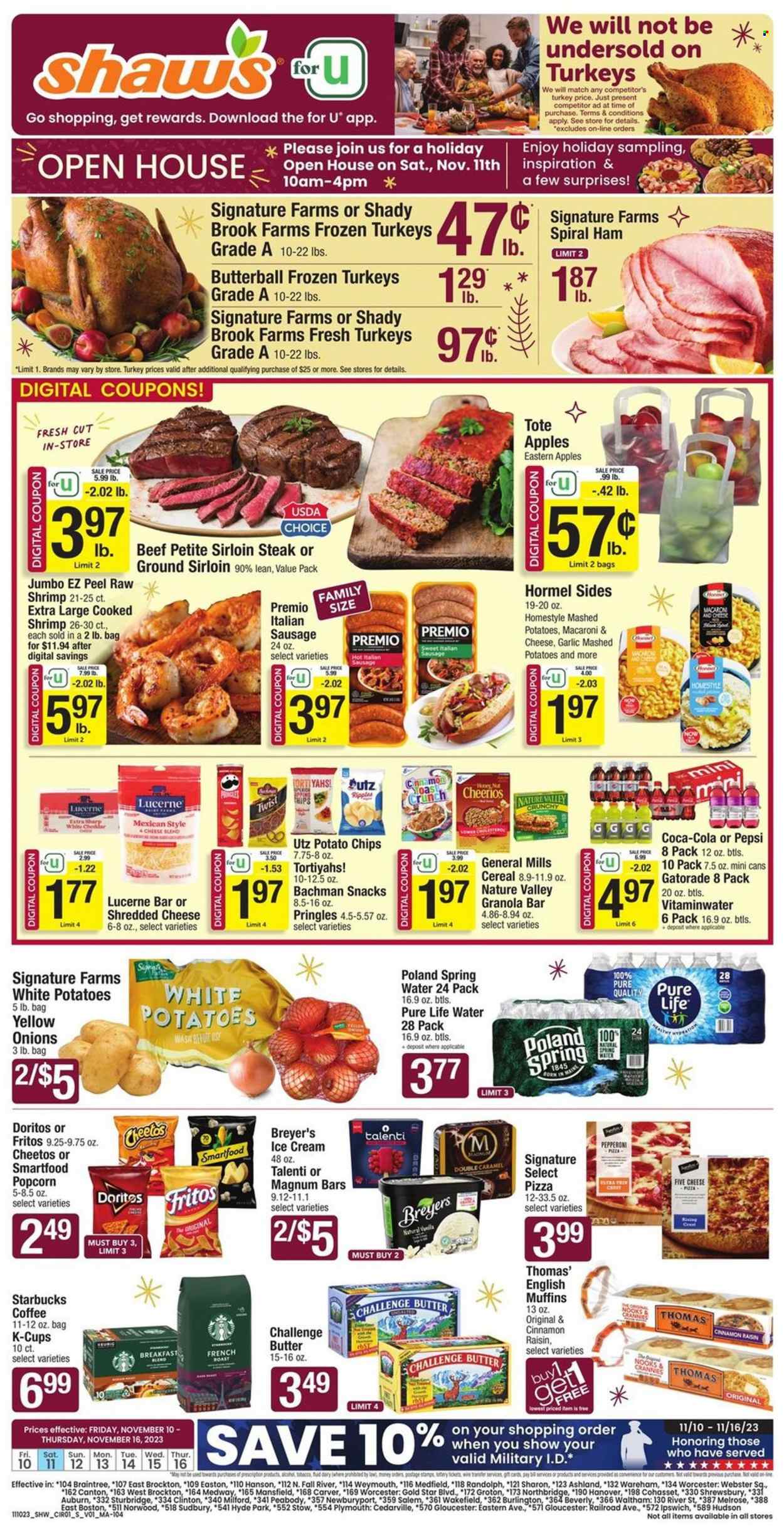 Shaw’s ad - 11/10/2023 - 11/16/2023. Page 1
