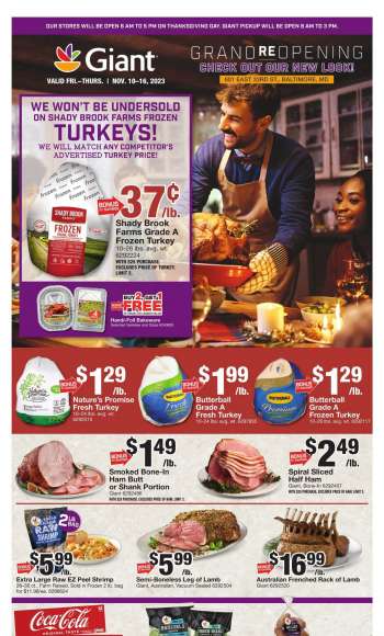 Giant Food Flyer - 11/10/2023 - 11/16/2023.