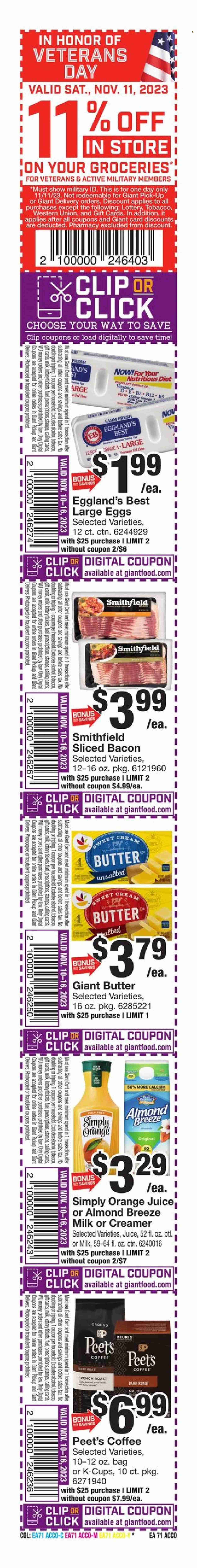 Giant Food ad - 11/10/2023 - 11/16/2023. Page 6