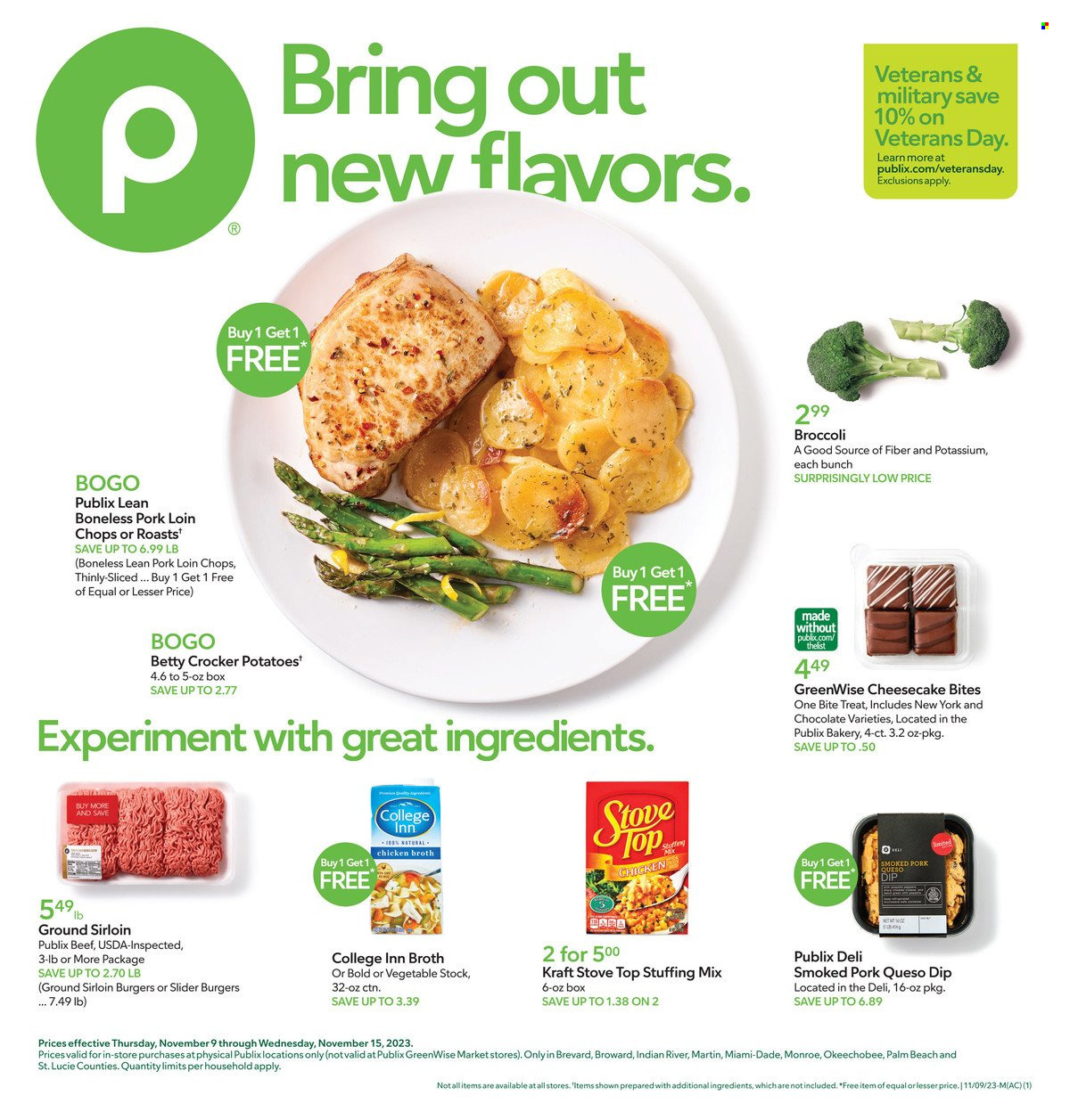 Publix ad - 11/09/2023 - 11/15/2023. Page 1