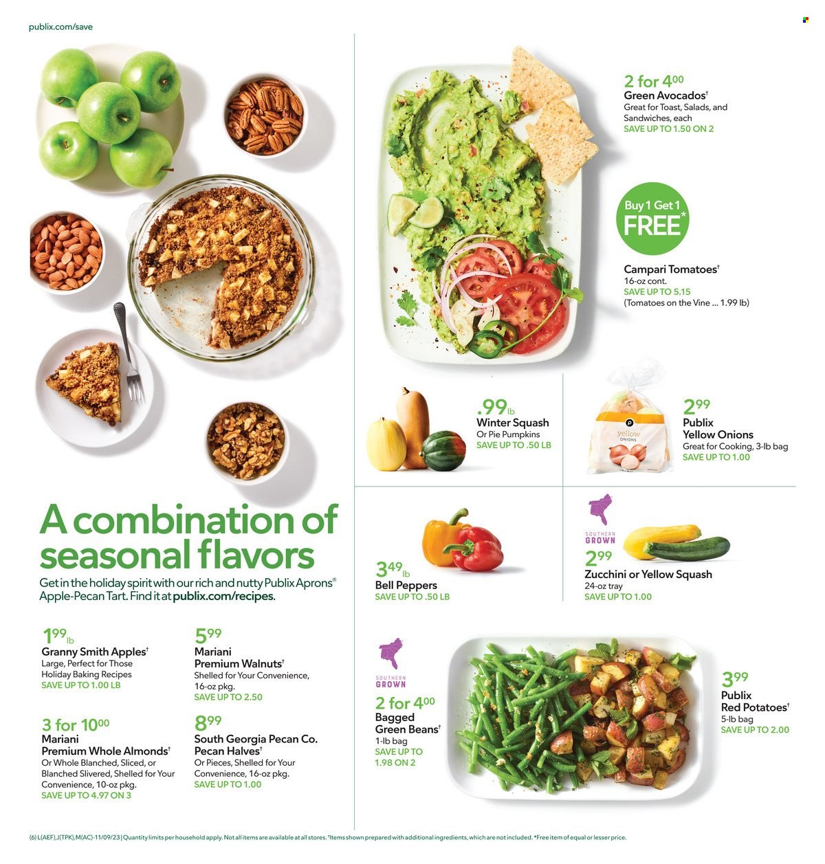 Publix ad - 11/09/2023 - 11/15/2023. Page 9