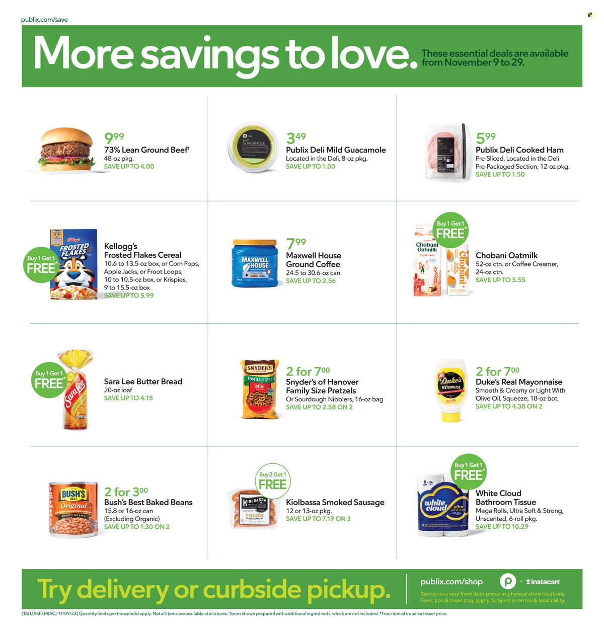 Publix ad - 11/09/2023 - 11/15/2023. Page 19