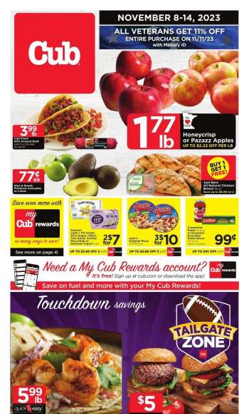 Cub Foods Flyer - 11/08/2023 - 11/14/2023.