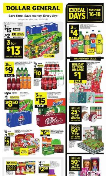 Dollar General Flyer - 11/12/2023 - 11/18/2023.