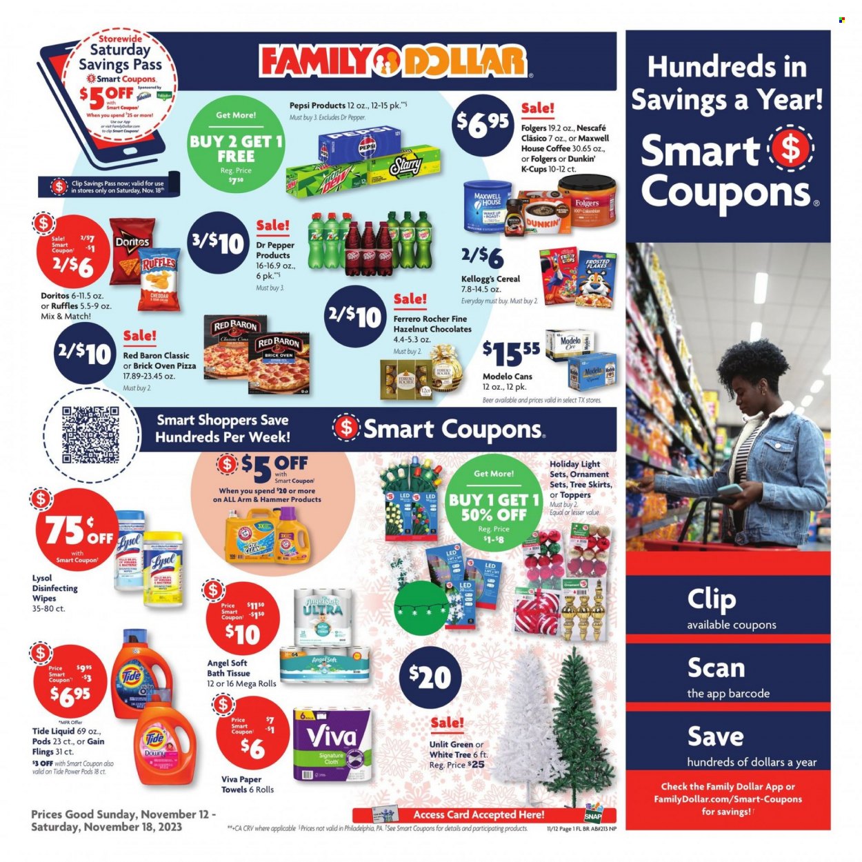 Family Dollar ad - 11/12/2023 - 11/18/2023. Page 1