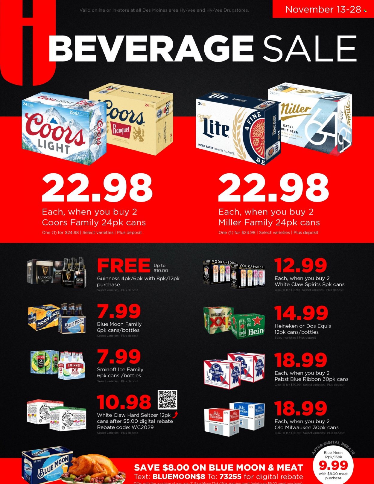 Hy-Vee ad - 11/13/2023 - 11/28/2023. Page 1