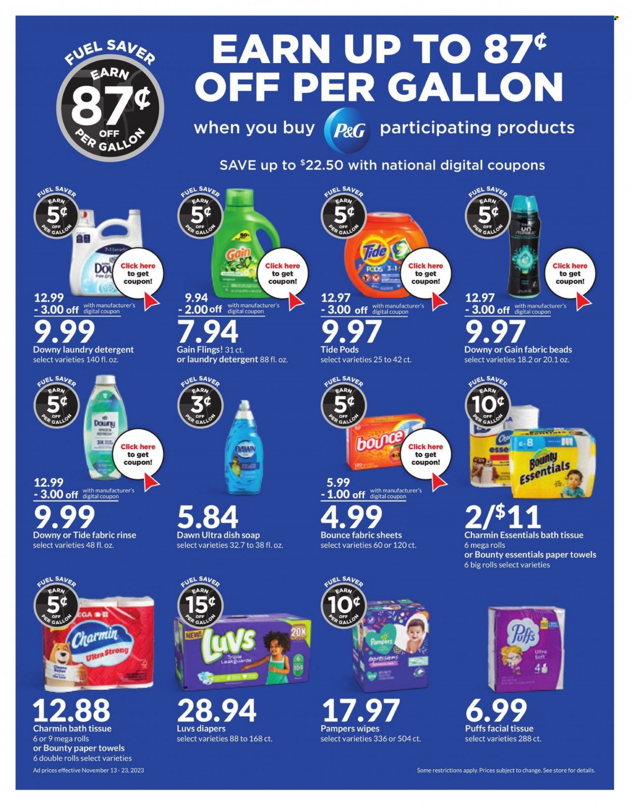 Hy-Vee ad - 11/13/2023 - 11/23/2023. Page 25