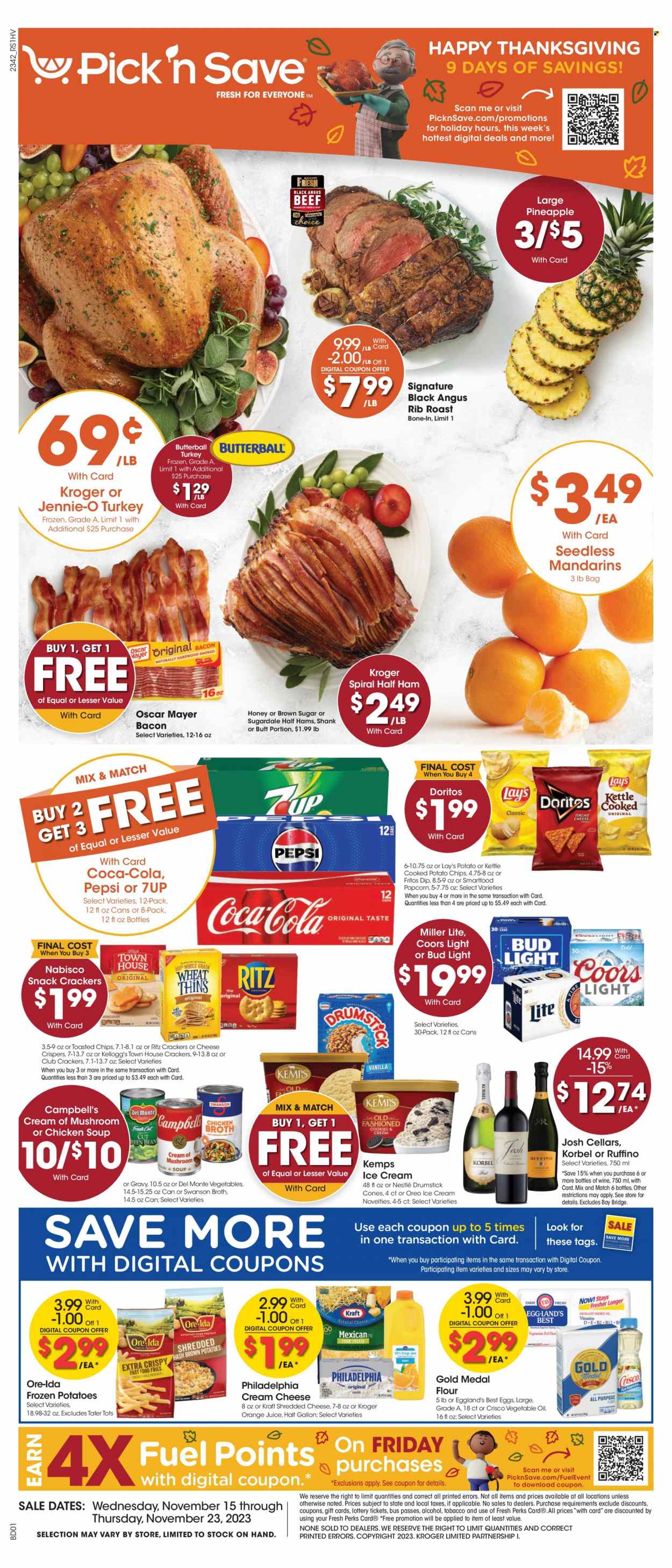 Pick ‘n Save ad - 11/15/2023 - 11/23/2023. Page 1
