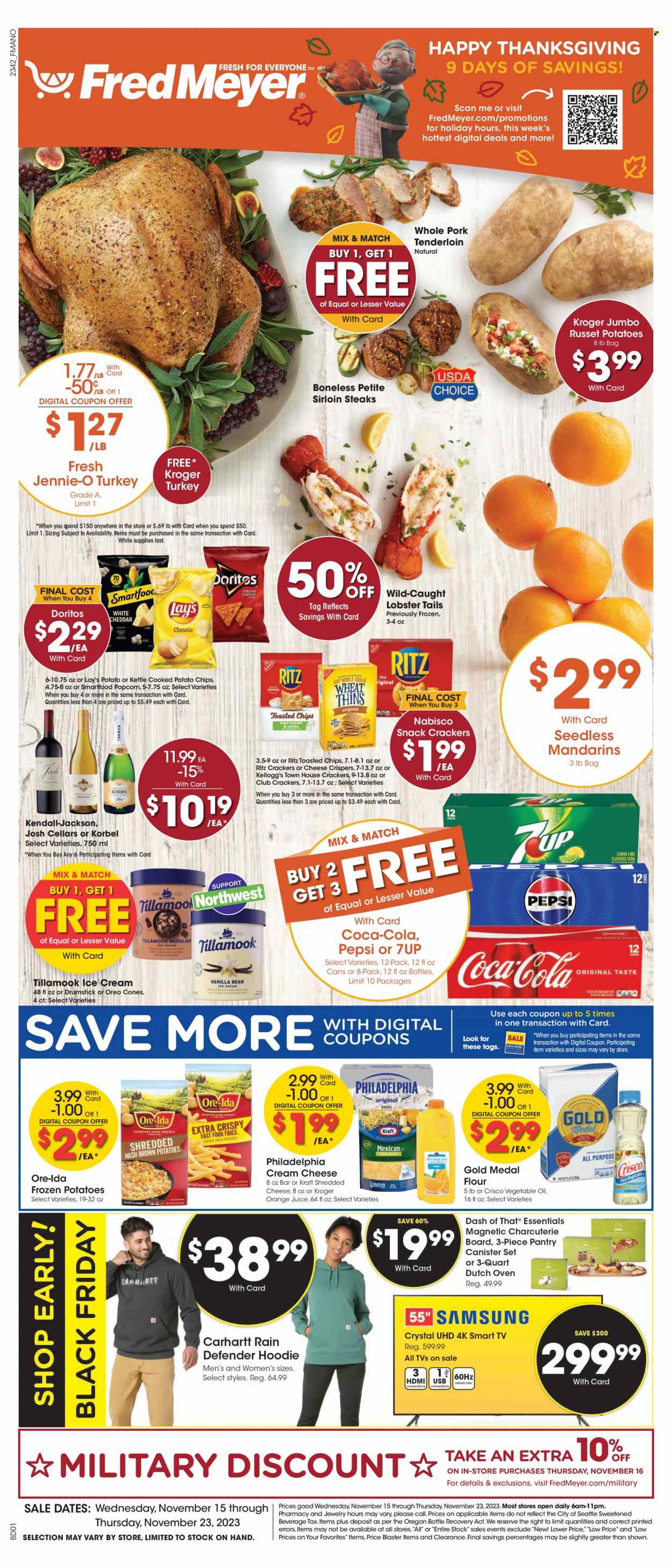 Fred Meyer ad - 11/15/2023 - 11/23/2023. Page 1