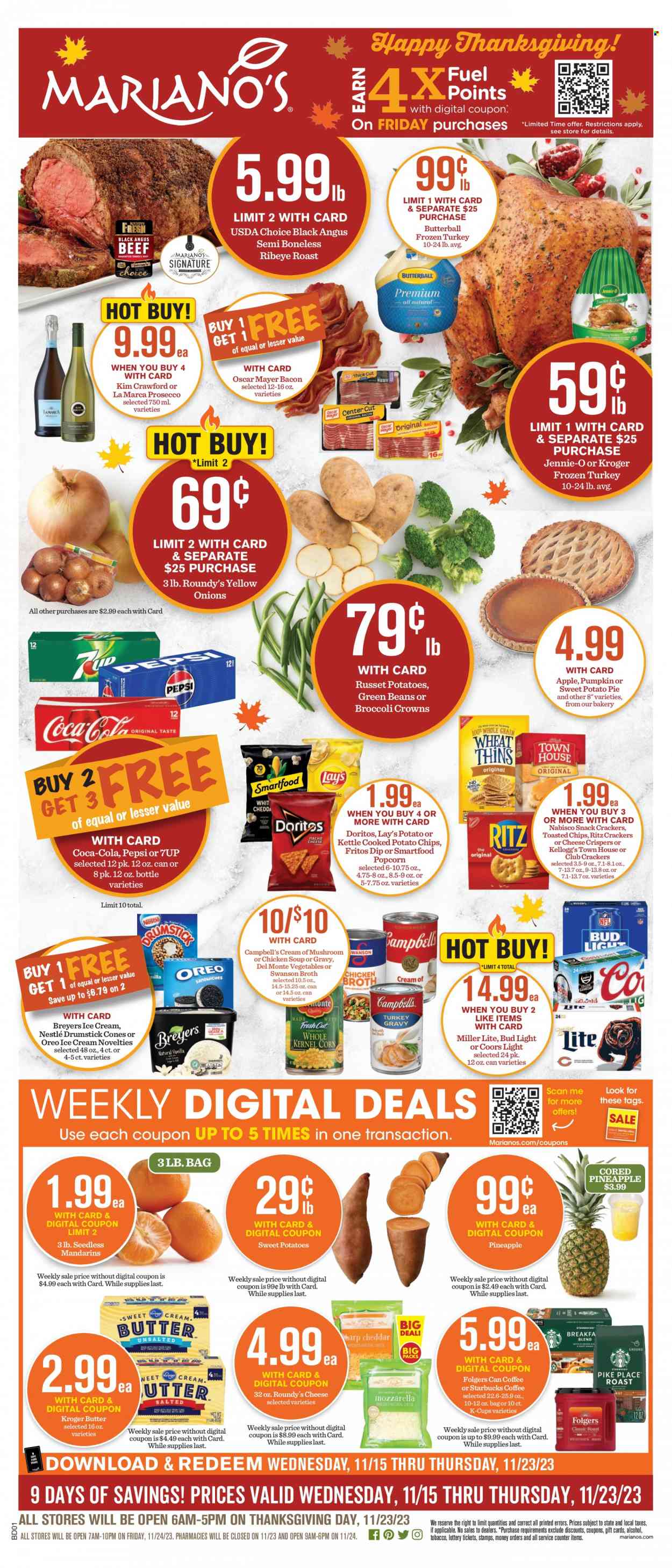 Mariano’s ad - 11/15/2023 - 11/23/2023. Page 1