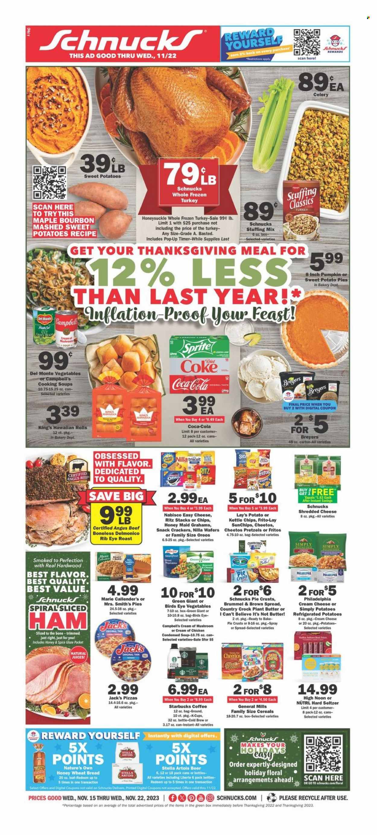 Schnucks ad - 11/15/2023 - 11/22/2023. Page 1