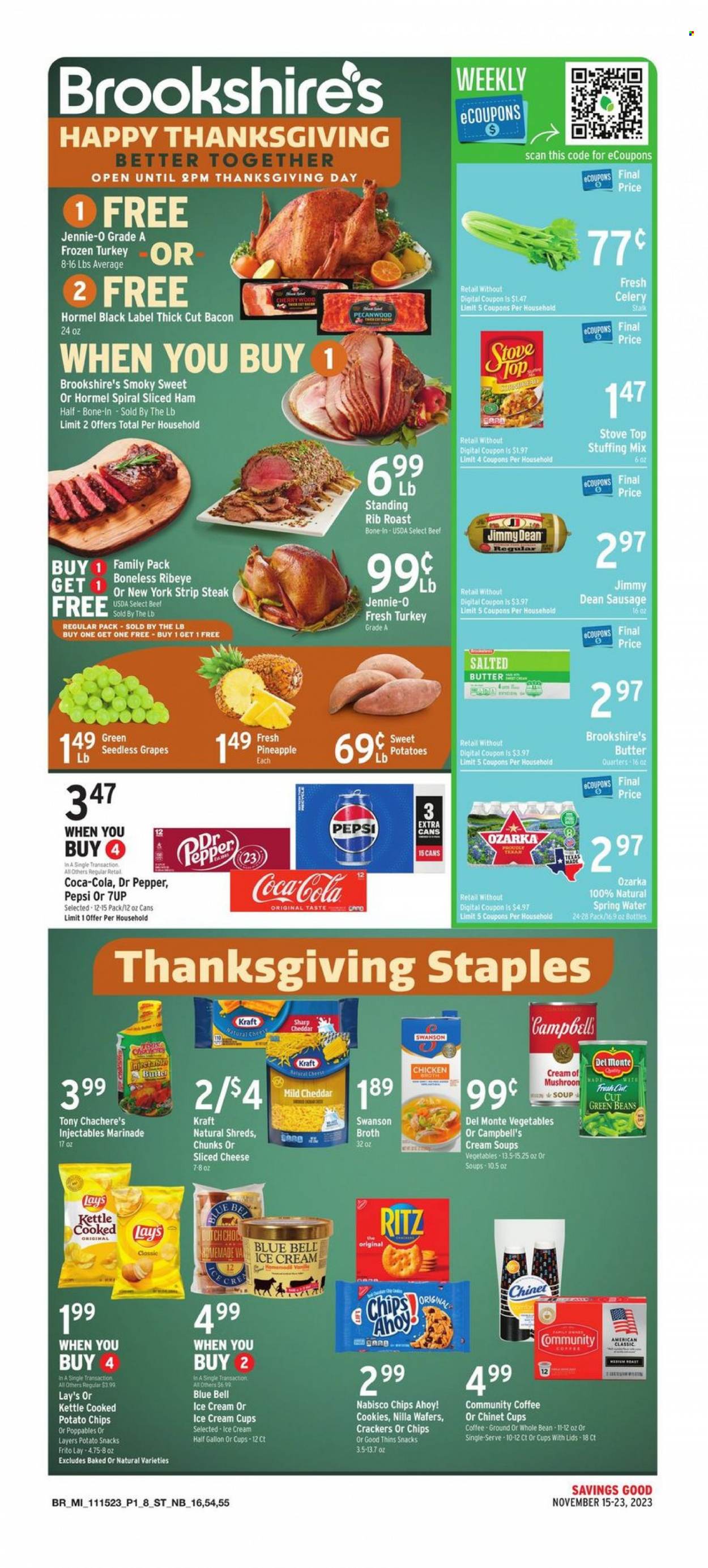 Brookshires ad - 11/15/2023 - 11/23/2023. Page 1