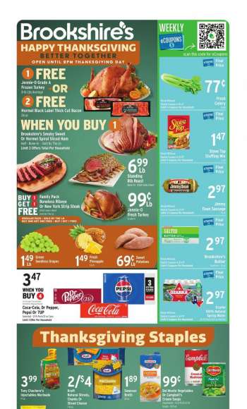 Brookshires Flyer - 11/15/2023 - 11/23/2023.