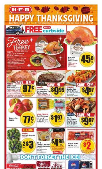 H-E-B Flyer - 11/15/2023 - 11/23/2023.