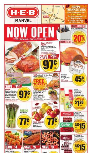 H-E-B Flyer - 11/15/2023 - 11/23/2023.