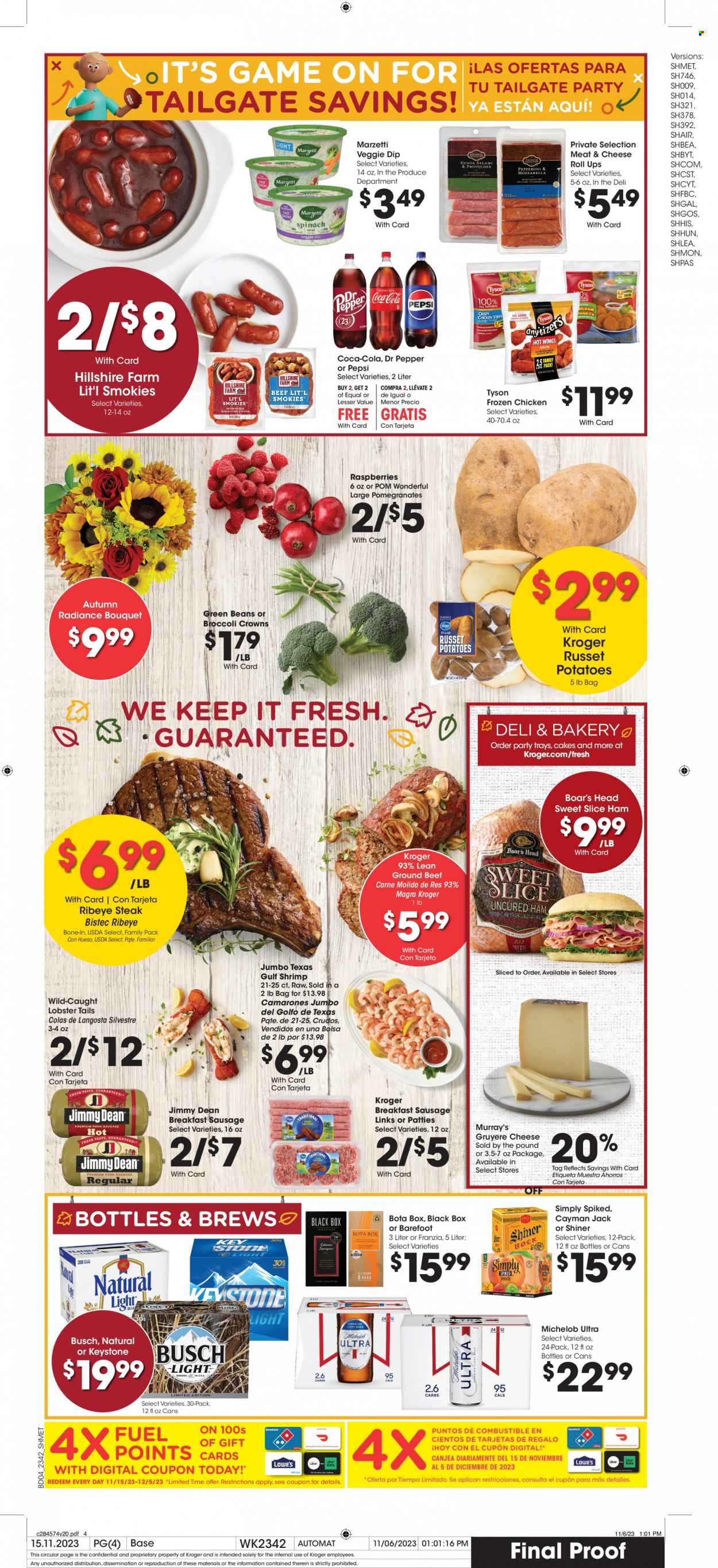Kroger ad - 11/15/2023 - 11/23/2023. Page 10