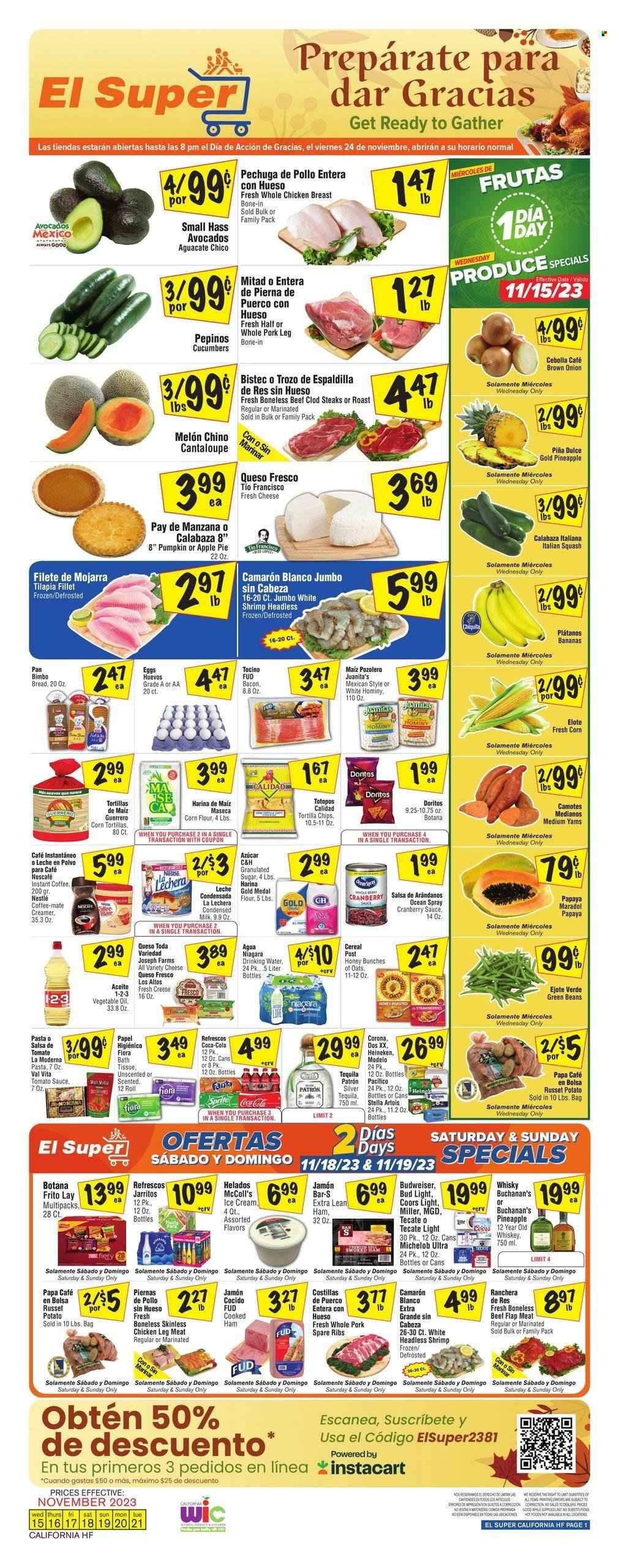 El Super ad - 11/15/2023 - 11/21/2023. Page 1