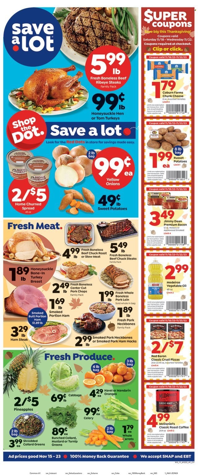 Save a Lot ad - 11/15/2023 - 11/23/2023. Page 1