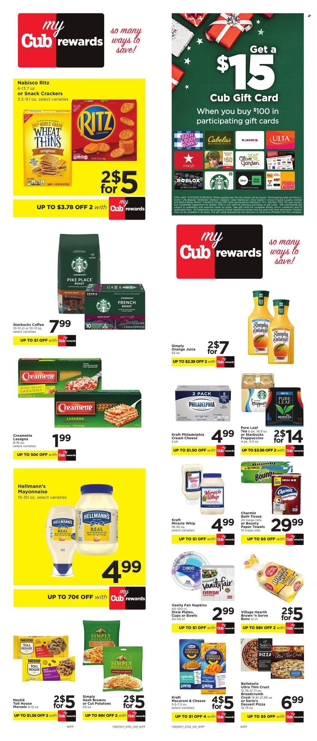 Cub Foods ad - 11/15/2023 - 11/23/2023. Page 1