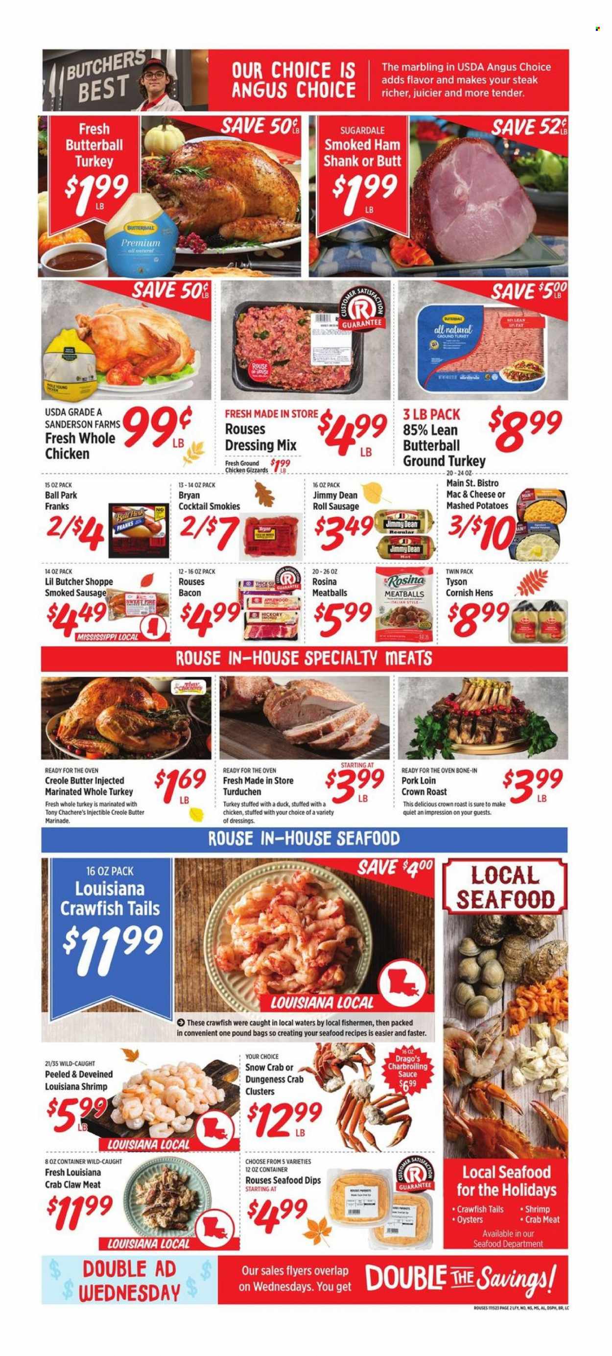 Rouses Markets ad - 11/15/2023 - 11/23/2023. Page 2