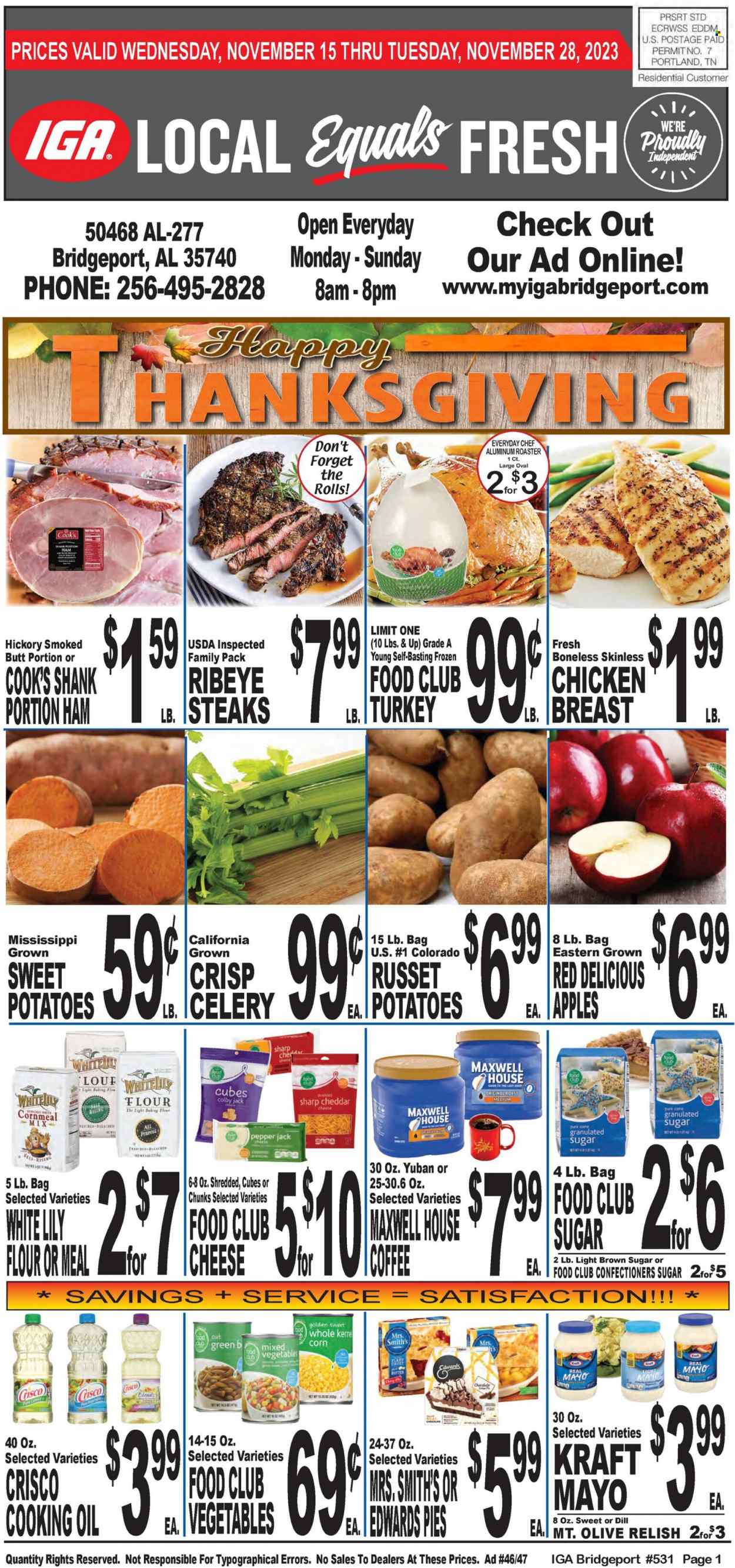 IGA ad - 11/15/2023 - 11/21/2023. Page 1