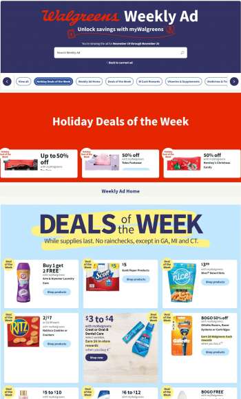 Walgreens Flyer - 11/19/2023 - 11/25/2023.
