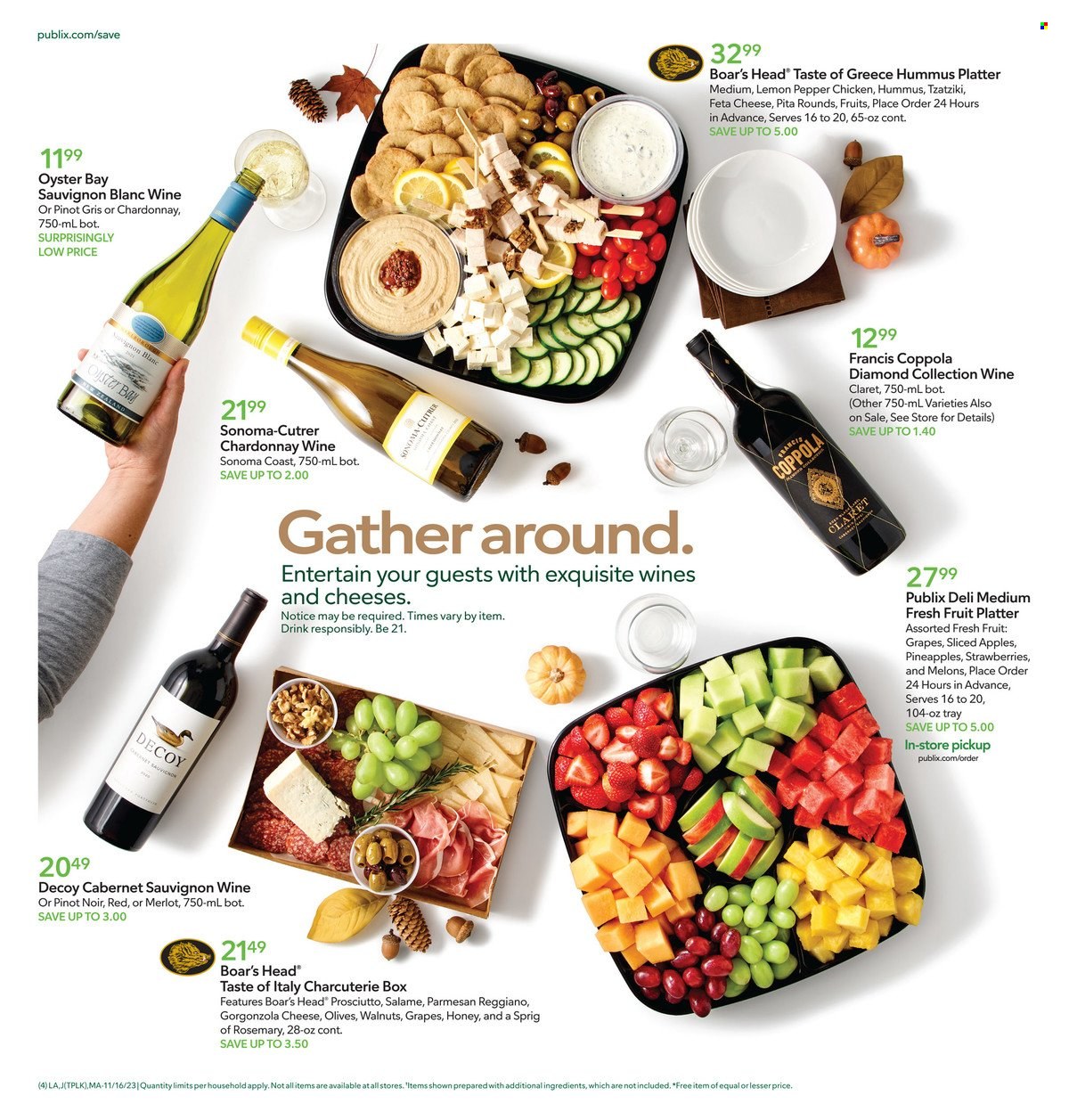 Publix ad - 11/16/2023 - 11/22/2023. Page 4
