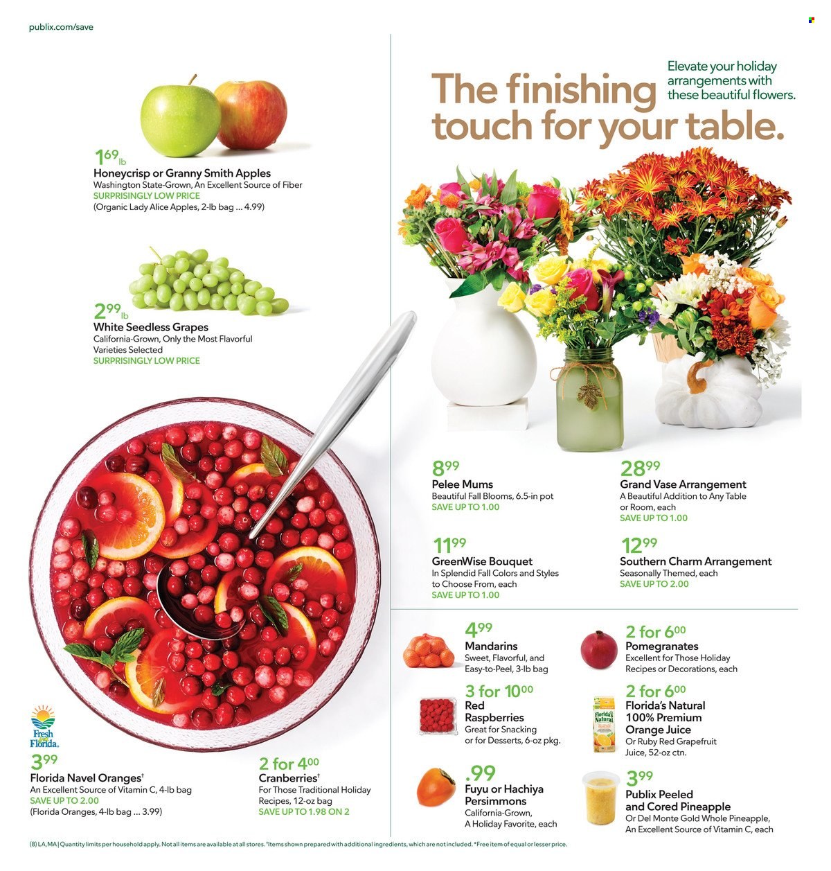 Publix ad - 11/16/2023 - 11/22/2023. Page 8