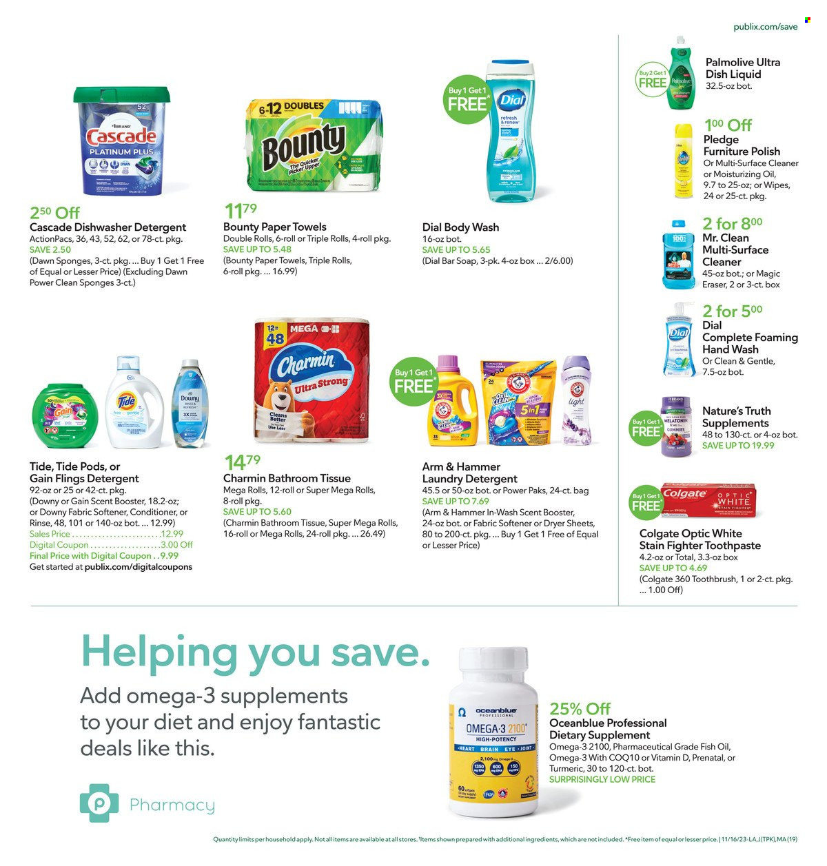 Publix ad - 11/16/2023 - 11/22/2023. Page 19