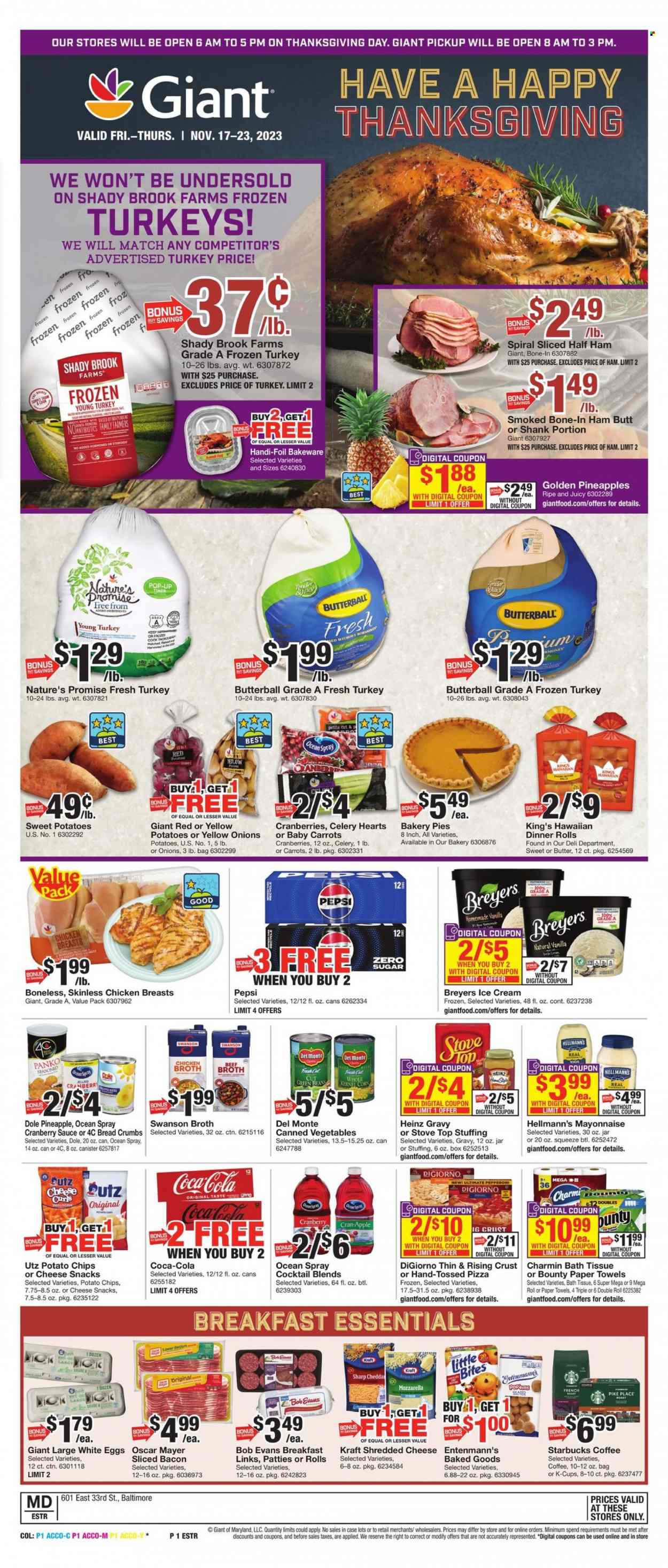 Giant Food ad - 11/17/2023 - 11/23/2023. Page 1