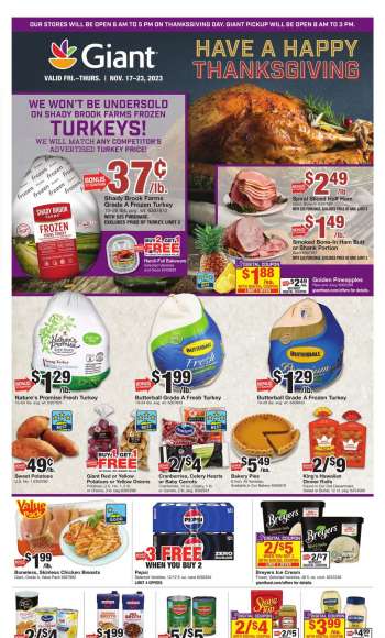 Giant Food Flyer - 11/17/2023 - 11/23/2023.