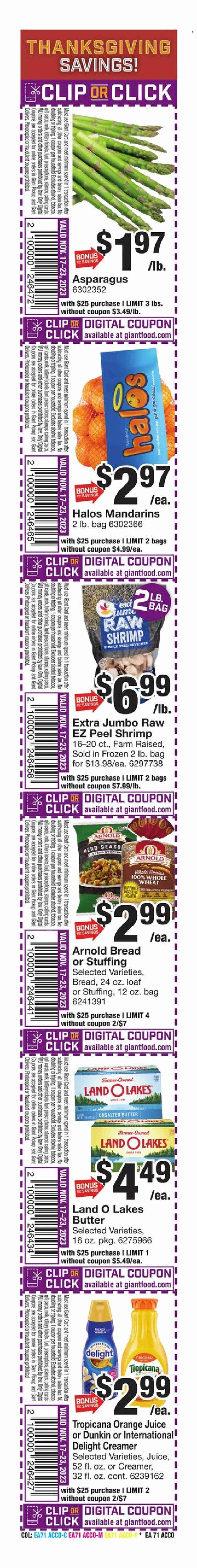 Giant Food ad - 11/17/2023 - 11/23/2023. Page 11