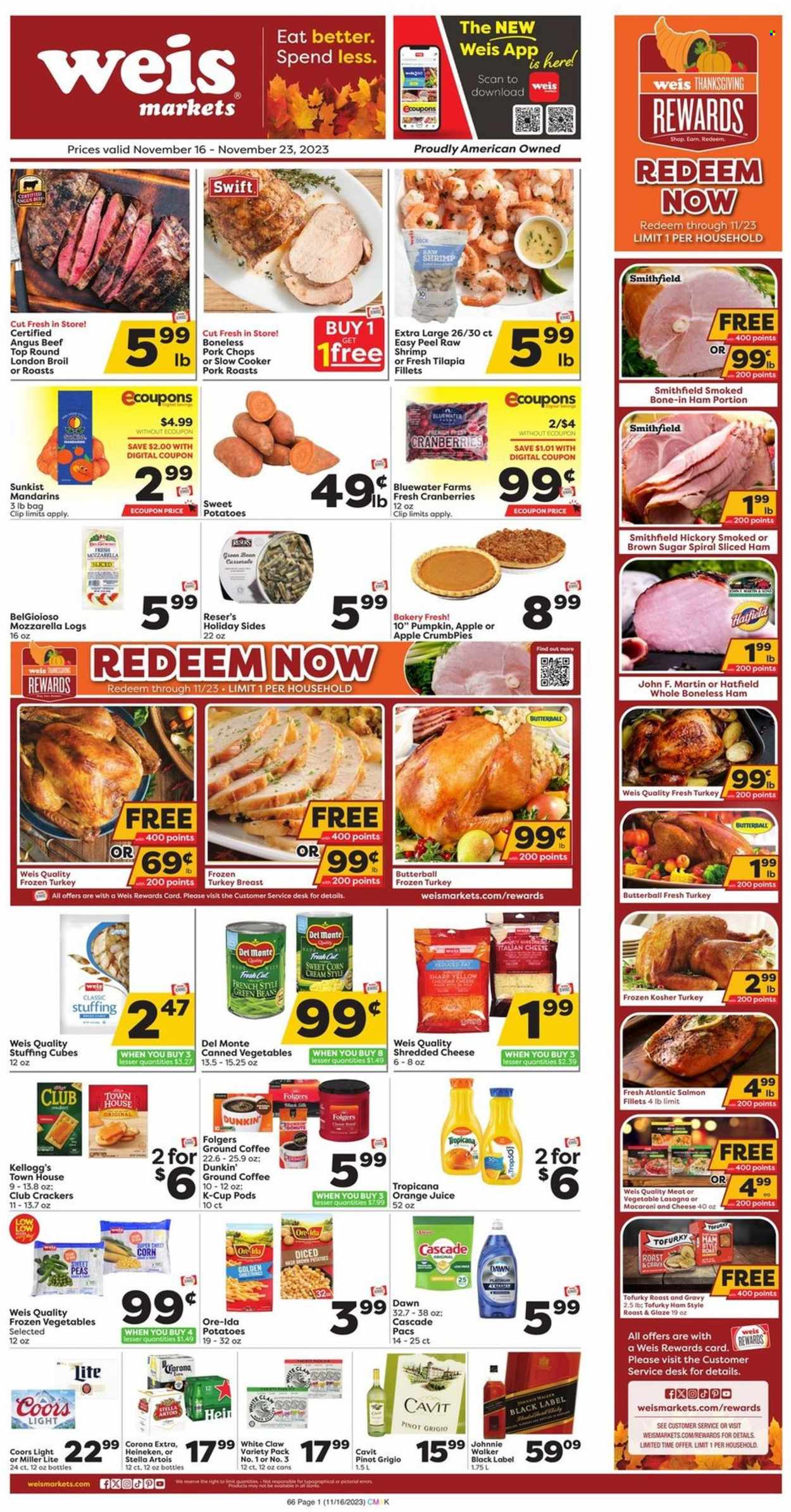 Weis ad - 11/16/2023 - 11/23/2023. Page 1