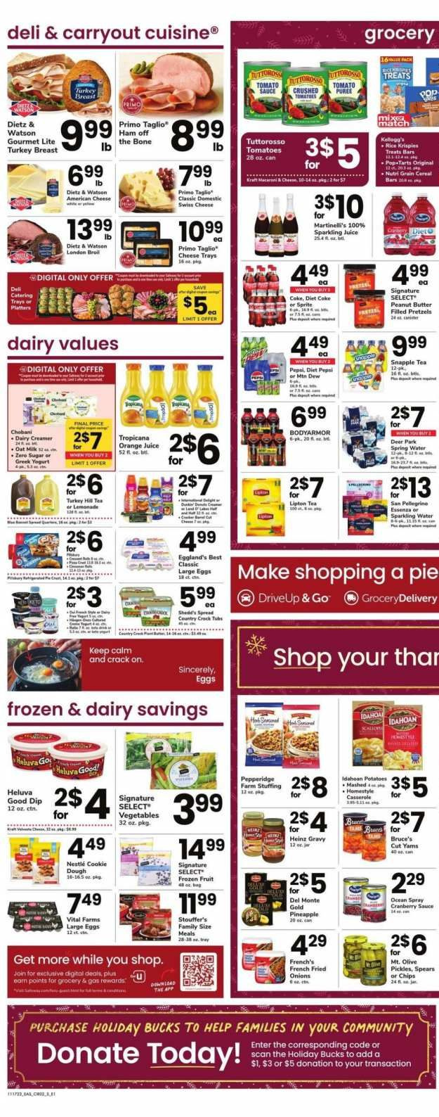 Safeway ad - 11/17/2023 - 11/23/2023. Page 4