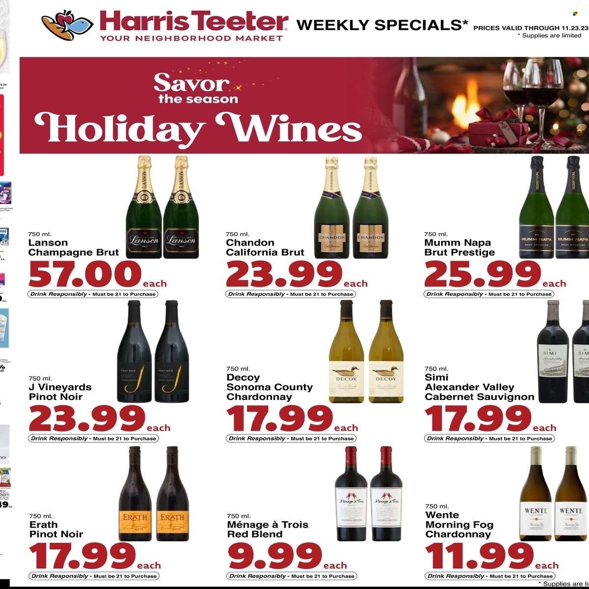 Harris Teeter ad - 11/15/2023 - 11/23/2023. Page 14