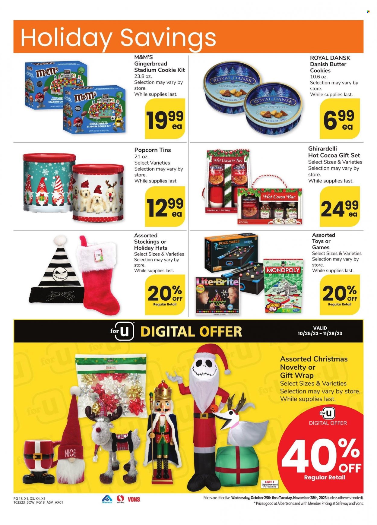 Vons ad - 10/25/2023 - 11/28/2023. Page 18